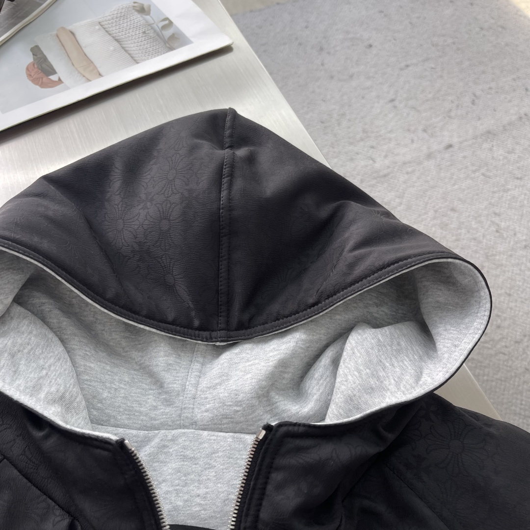 Chrome Hearts Reversible Hooded Cotton Jacket - Image 4