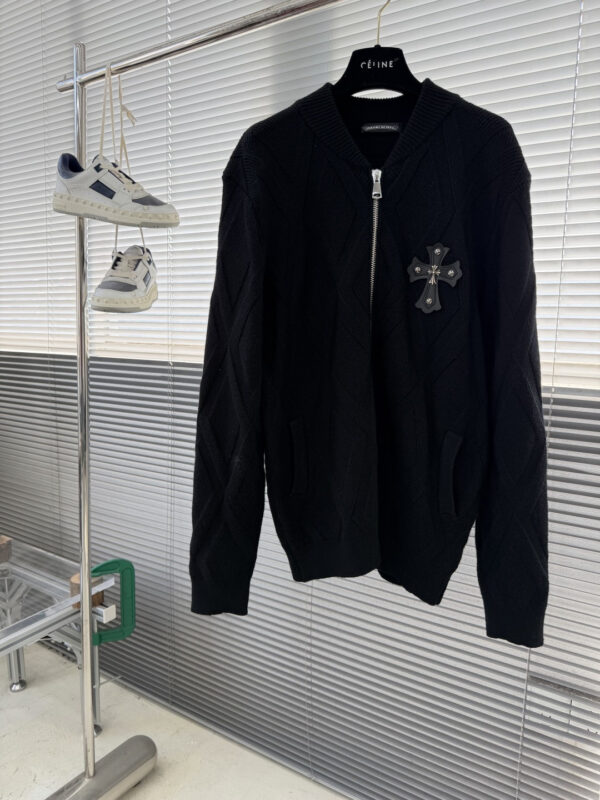 Chrome Hearts Heavyweight Cardigan Sweater