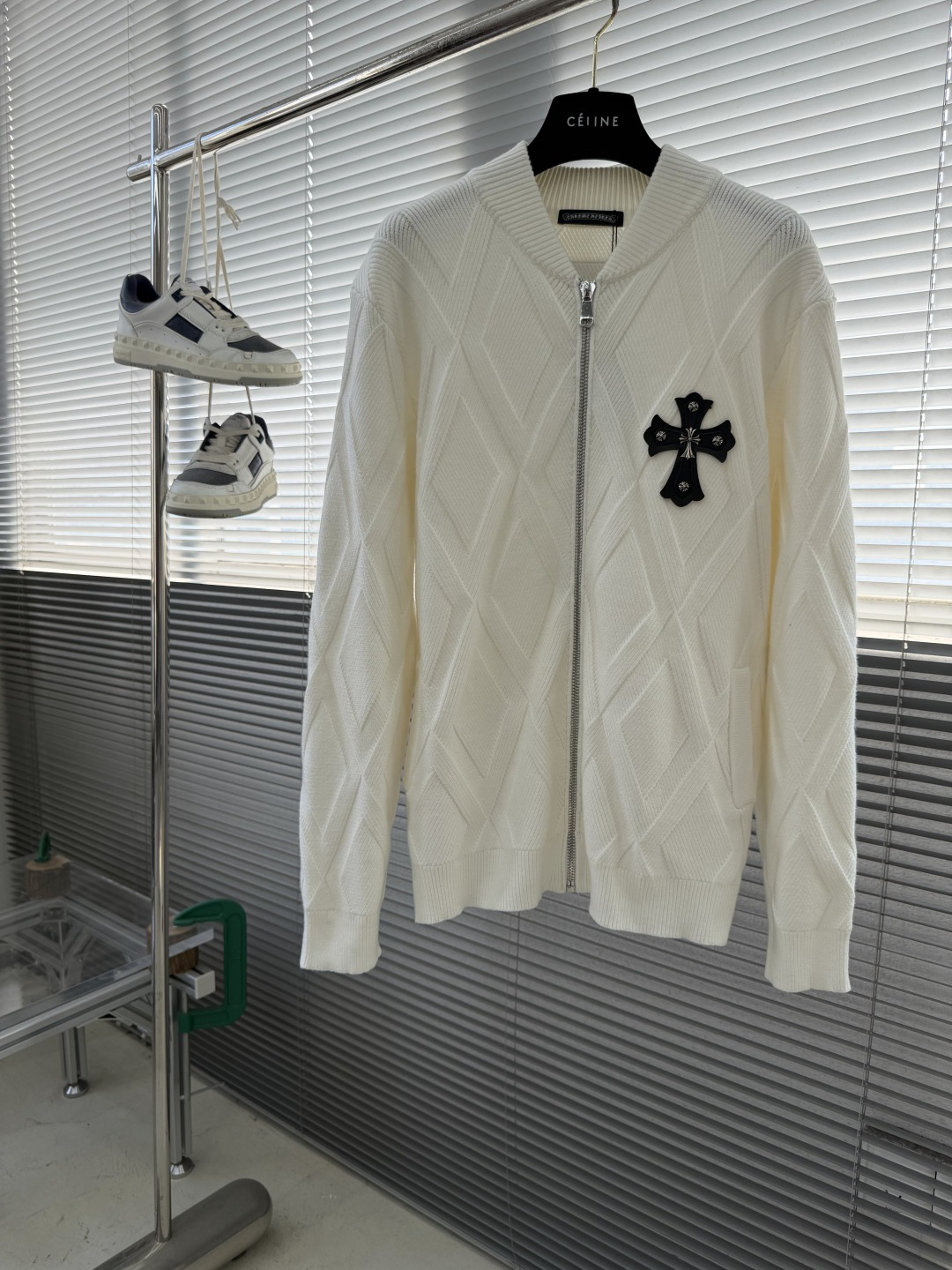 Chrome Hearts Heavyweight Cardigan Sweater - Image 4