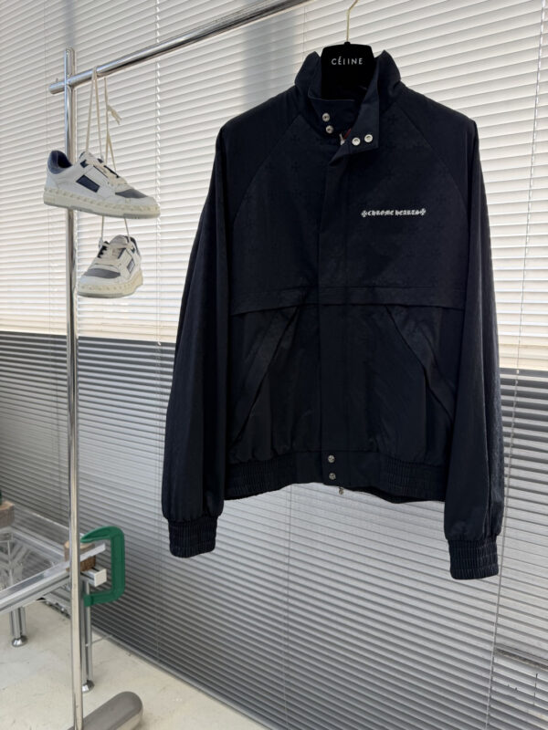 CH All-Over Print Zipper Jacket with Hidden Patterns