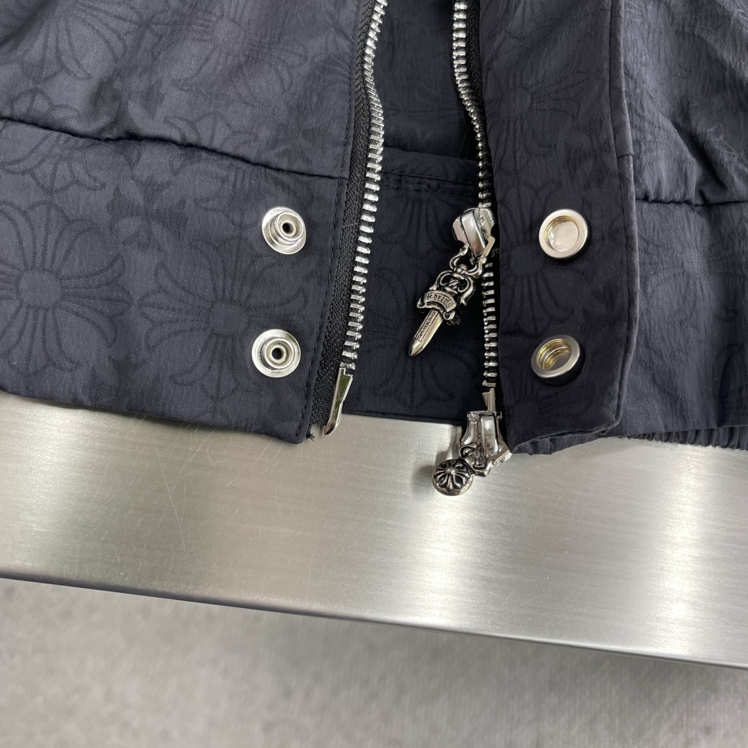 CH All-Over Print Zipper Jacket with Hidden Patterns - Image 7