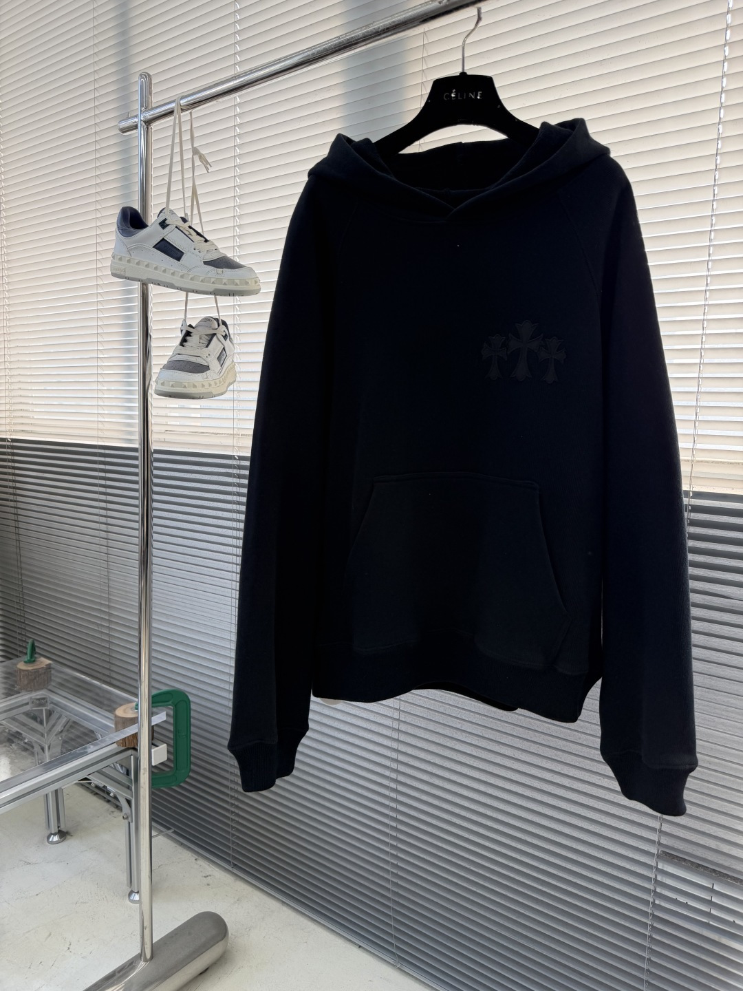 Chrome Hearts Classic Logo Hoodie - Image 3