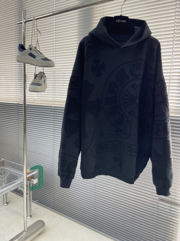 Chrome Hearts New Fall/Winter Heavyweight All-Over Print Logo Hoodies