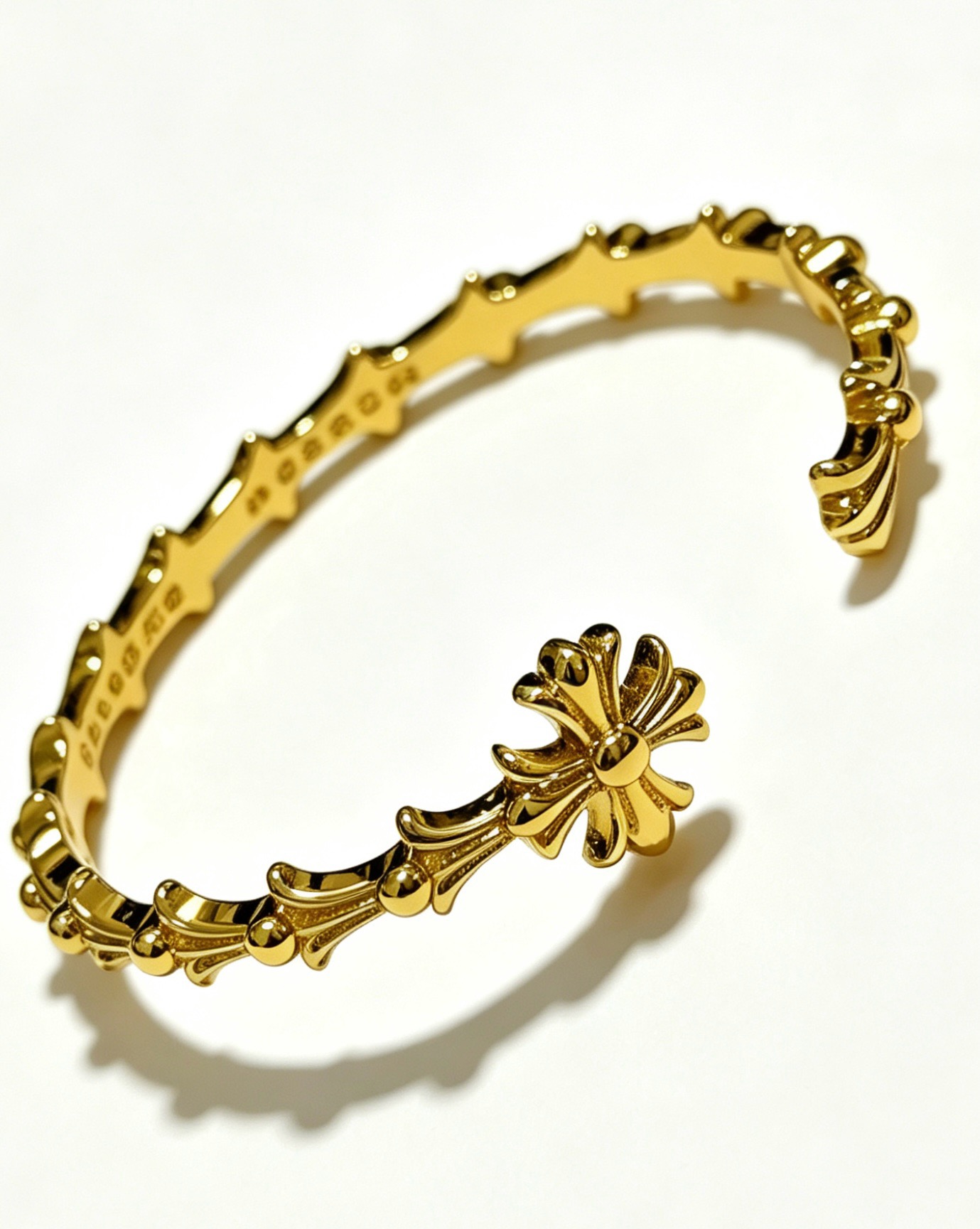 Chrome Hearts Classic 3D Multi-Cross Bracelet