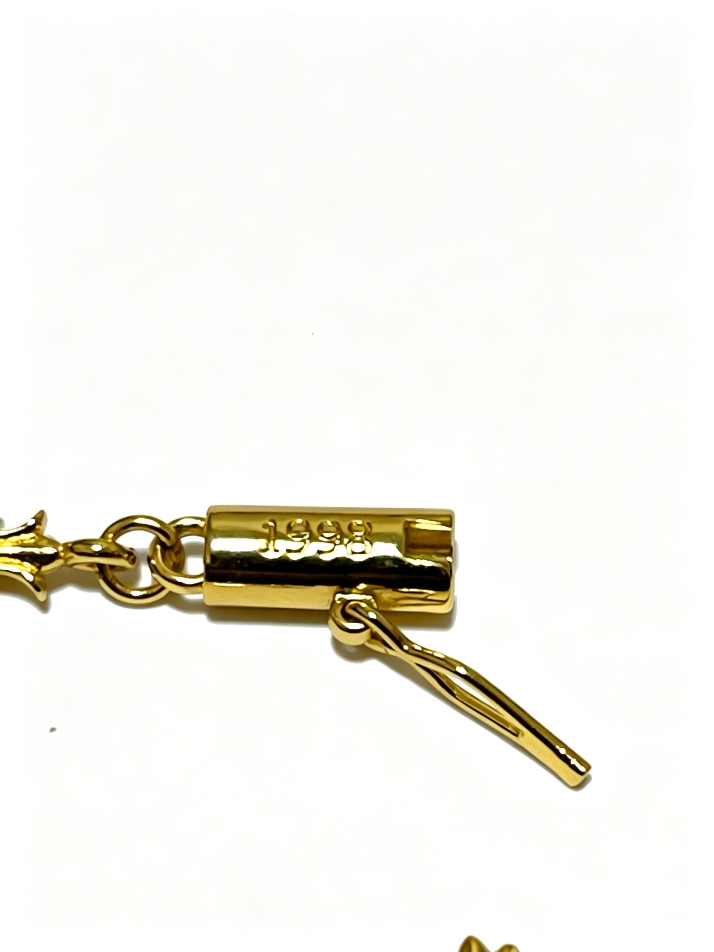 Chrome Hearts Classic Vintage Cross-Pattern Polished Cuban Bracelet - Image 6