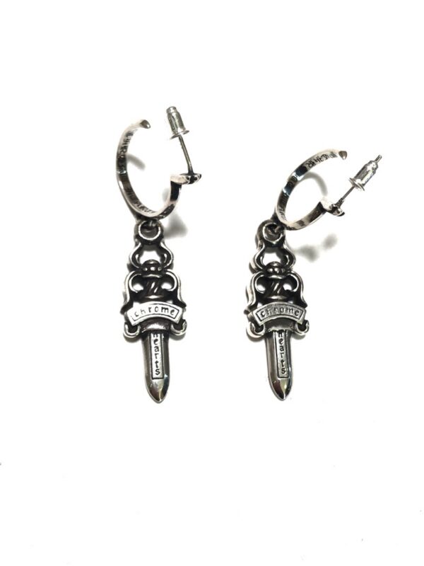 Chrome Hearts Large Sword Earrings