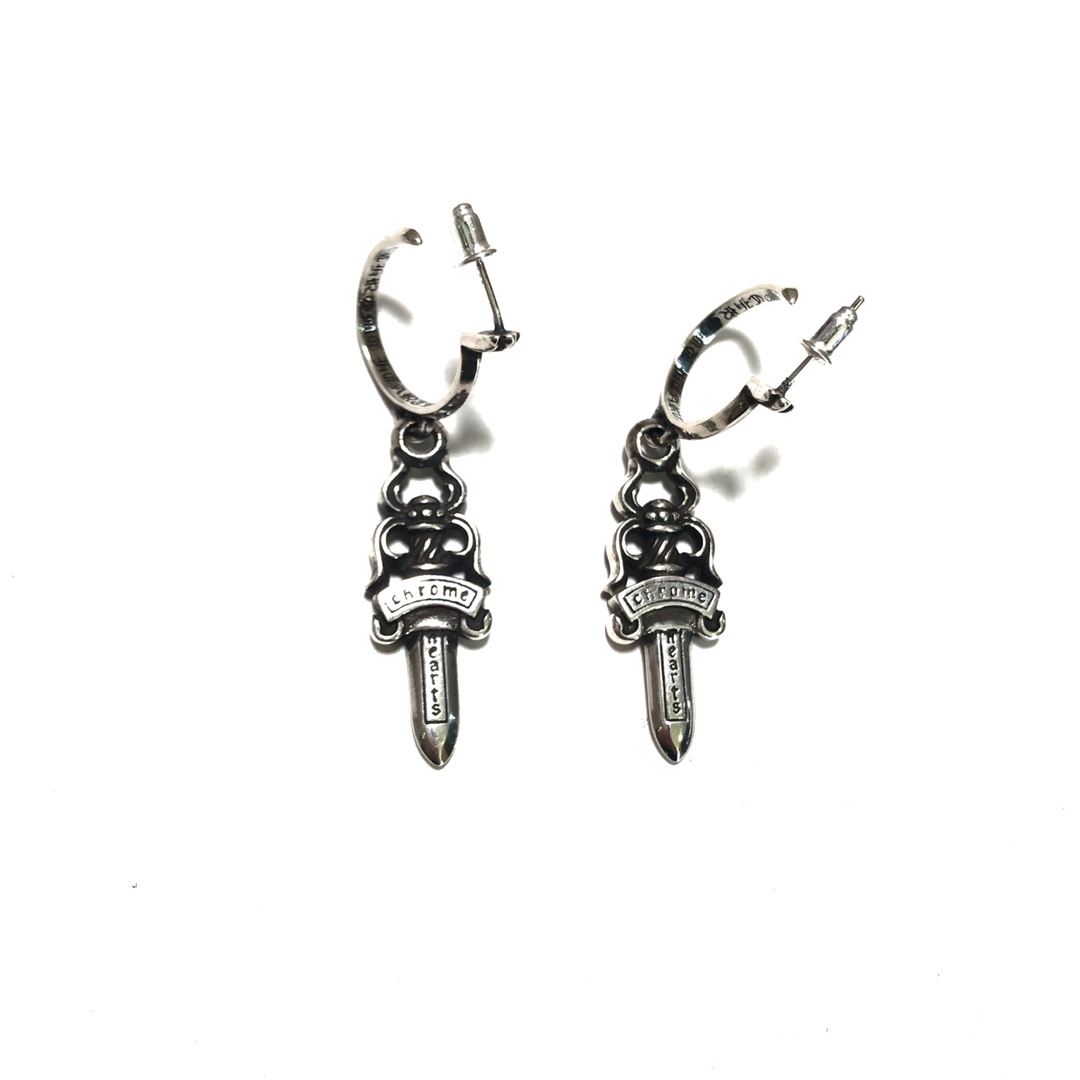 Chrome Hearts Large Sword Earrings