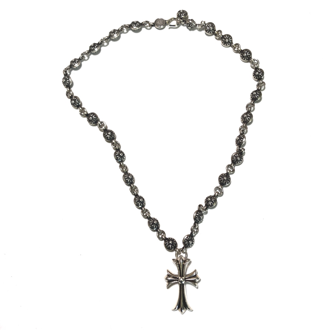 Chrome Hearts Cross-Shaped Bead Necklace - Image 2